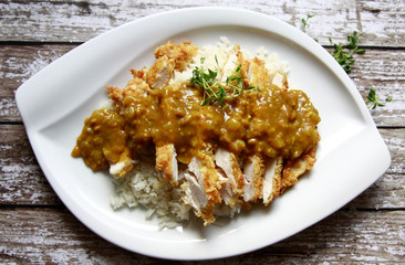 Chicken Katsu with rice