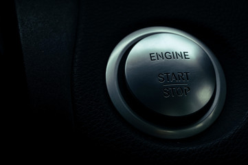 Electronic push to start ignition for a high end luxury vehicle. 