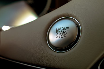 Electronic push to start ignition for a high end luxury vehicle. 
