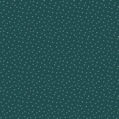 dark teal green small scattered hand drawn random dots seamless pattern minimal design background great for branding and packaging
