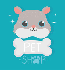 pet shop, hamster rodent bone veterinary clinic food