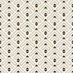 Arrows, scales seamless pattern. Ethnic, tribal print. Squama, chevrons ornament. Repeated arrowhead, triangular shapes