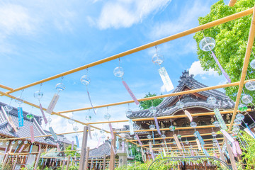 青空の風鈴まつり（奈良県・おふさ観音）