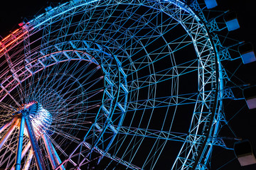 ferris wheel at night