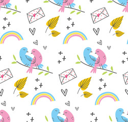 cute seamless background, suitable for fabric pattern