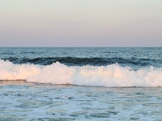 waves on the beach