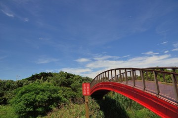The seaside scenery and humanities of the island are in Taiwan.