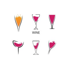 Glass Wine  illustration
