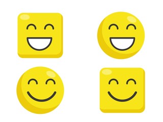 Smiley. Vector happy face. world smile day