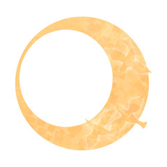 小鳥をモチーフにデザインしたアイコン•枠素材