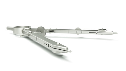 A geometry tool in white background