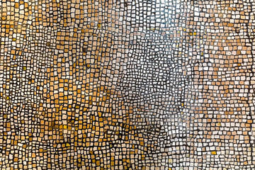 Fragment of an old floor in an antique building. Pattern texture background