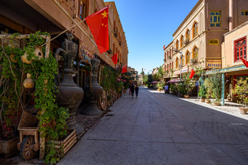 Old city Kashgar in Xinjiang, China