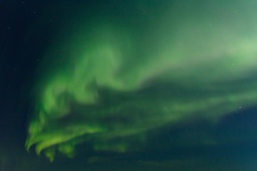Fototapeta premium Night sky, Northern lights, Aurora Borealis, stars