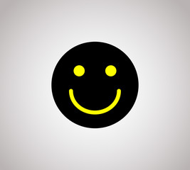 Happy emoji icon.Emoticon Icon In Trendy Design Vector Eps 10