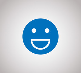 Fototapeta premium Happy emoji icon.Emoticon Icon In Trendy Design Vector Eps 10