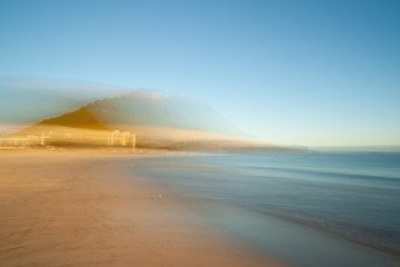 Mount Maunganui landscape abstract