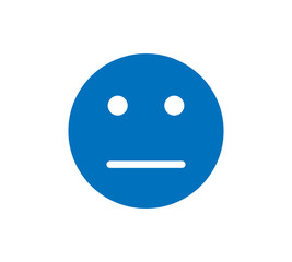 Emoji icon simple design isolated vector.