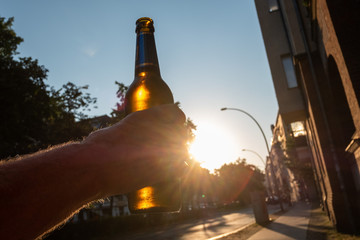 Berliner Wegbier zum Feierabend.