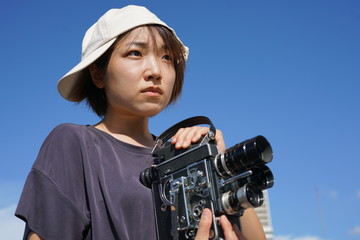 Obraz premium カメラマン