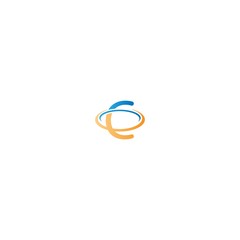C Letter circle Logo, Concept Letter C + icon circle illustration