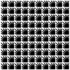black and white seamless geometric pattern