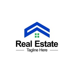 real estate company logo template	
