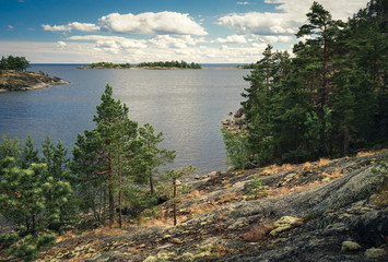 The landscape of the island Kajosaari
