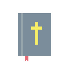 Bible / Scripture icon isolated on white background. God's Word. Vector illustration
