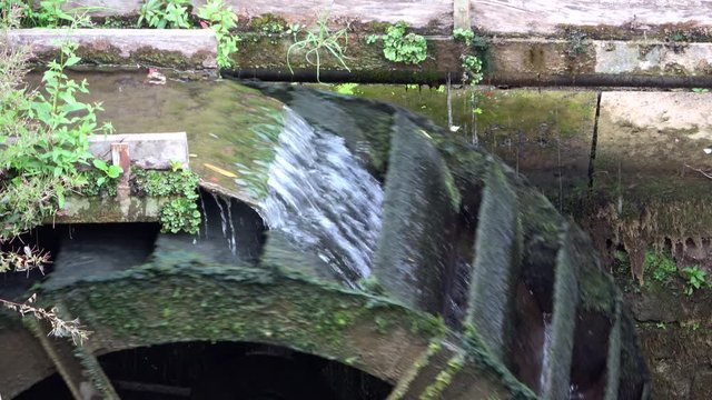 Wasserrad in Saarburg, Wasserkraft