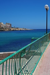 sidewalk by the sea, Marsaskala, Malta