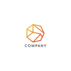 Fototapeta premium Abstract Logo design vector icon