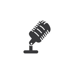 Microphone Icon vector Design Template