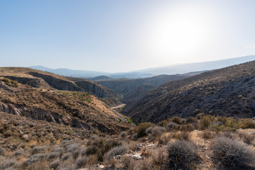 mountainous area in southern Spain