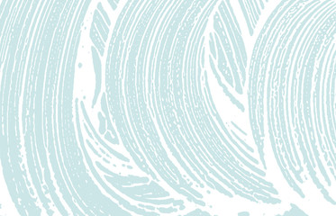 Grunge texture. Distress blue rough trace. Decent 