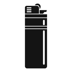 Survival lighter icon. Simple illustration of survival lighter vector icon for web design isolated on white background