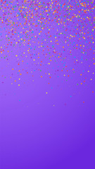 Festive favorable confetti. Celebration stars. Chi
