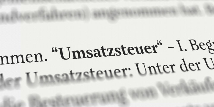 Umsatzsteuer im Buch