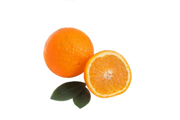 Two aplsina on a white background isolate