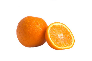 Two aplsina on a white background isolate