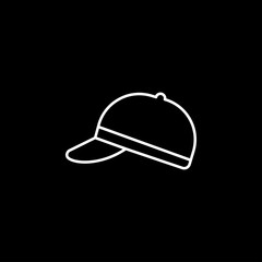 Cap icon in Flat Style. Vector illustration