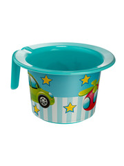 plastic pot for boys with the image of cars