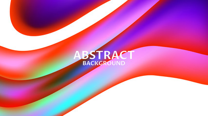 ABSTRACT COLORFUL ILLUSTRATION BACKGROUND WITH GRADIENT LIQUID COLOR. GOOD FOR MODERN WALLPAPER ,COVER POSTER DESIGN