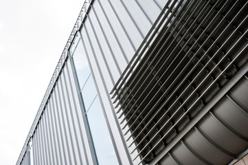Fototapeta premium Modern facade aluminum system elements