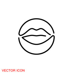Cosmetics icon, Beauty and Fashion collection vector silhouette