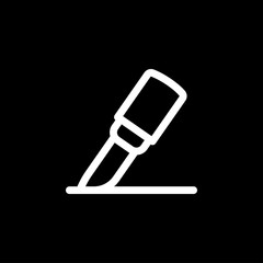 Cosmetics icon, Beauty and Fashion collection vector silhouette