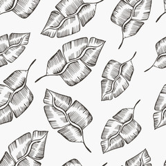 seamless pattern of stylized feathers.handmade vector illustration for website design, postcards, interior design, Wallpaper, wrapping paper, and more