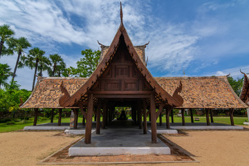Wat Ton Kain or Ton Kain temple ( Wat Intrarawat ),Ancient temple ,a wooden chapel , Chiangmai, Thailand
