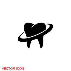 Dentist icon, Oral hygiene label vector illustration