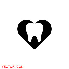 Dentist icon, Oral hygiene label vector illustration